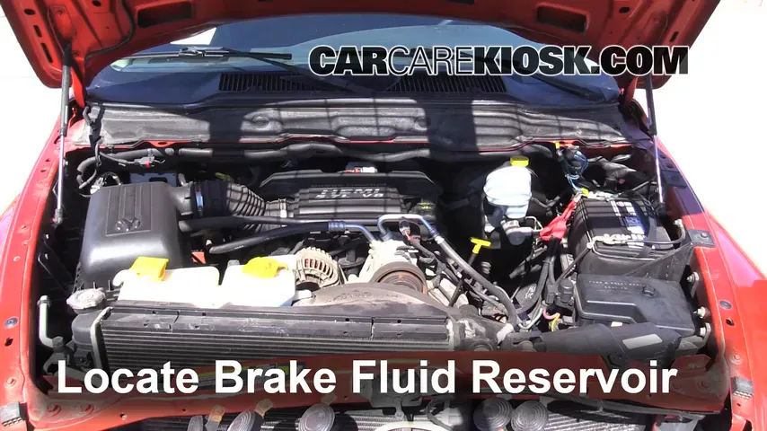 2005 Dodge Ram 1500 SLT 5.7L V8 Standard Cab Pickup (2 Door) Brake Fluid Check Fluid Level